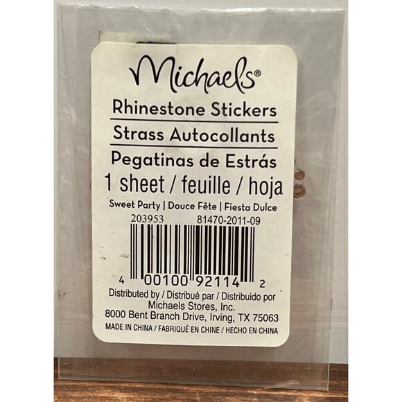 Cupcake Rhinestone Stickers Sweet Party jewel bling gems embellishment 203953 - Picture 2 of 3